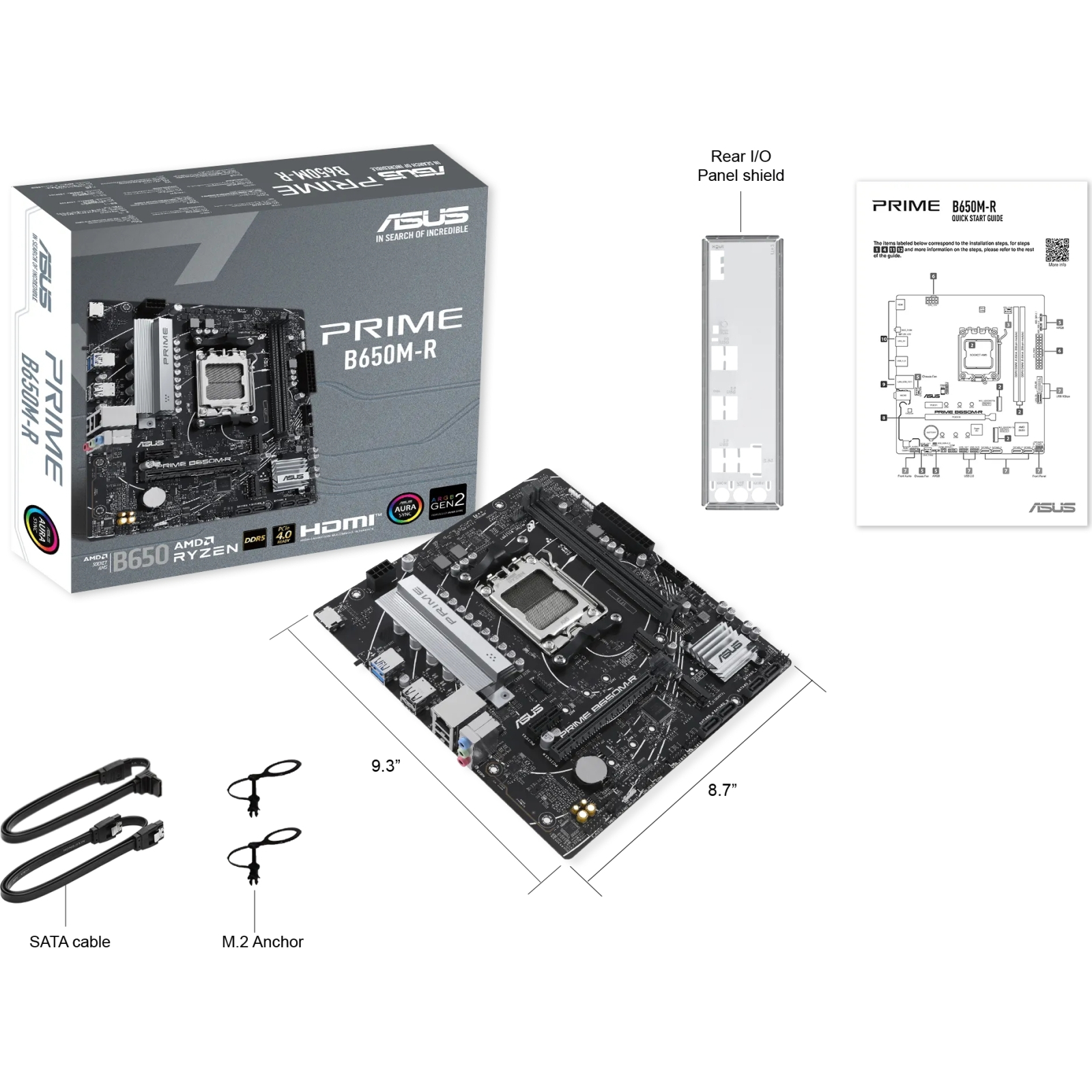 Материнская плата ASUS Prime B650M-R (90MB1H30-M0EAY0)