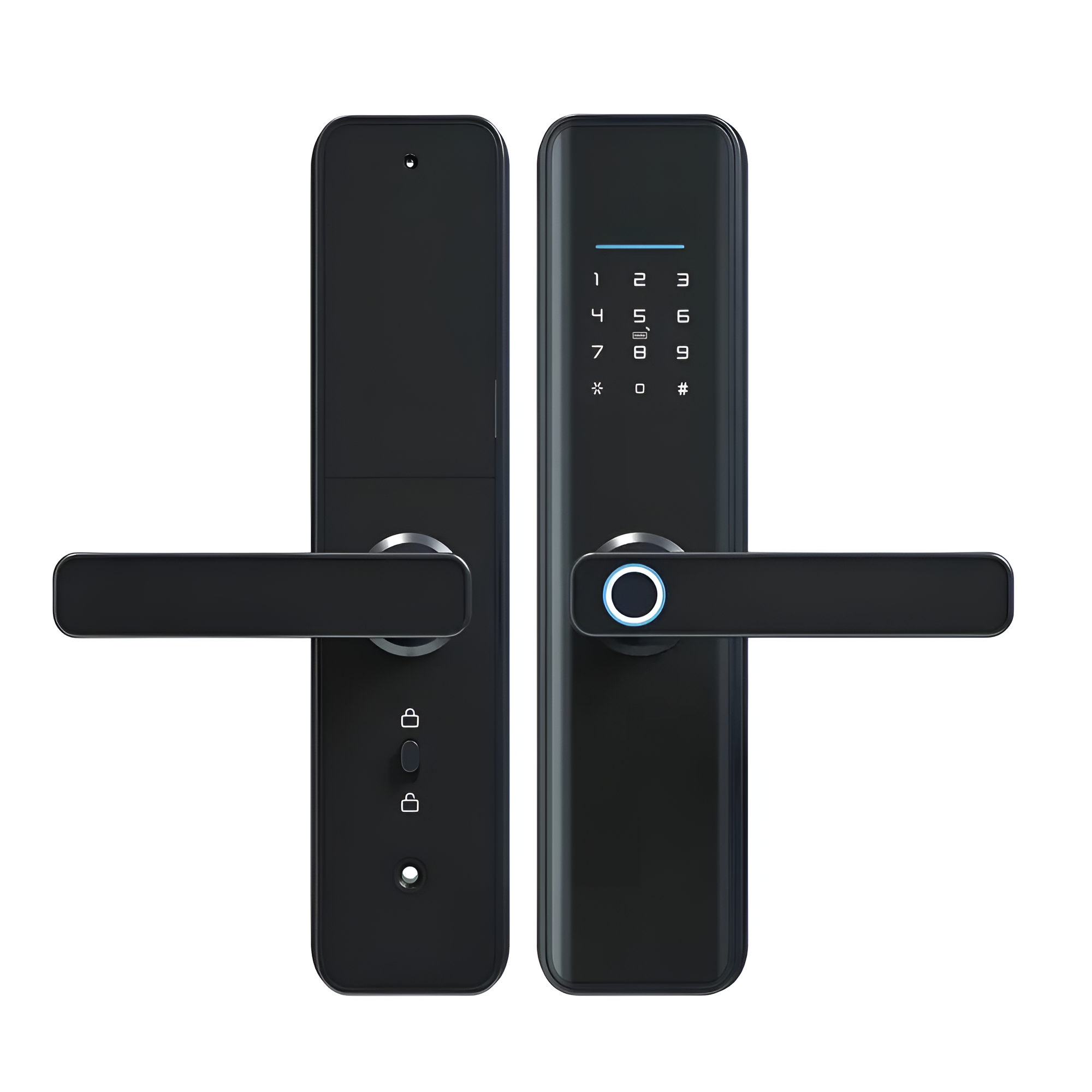 Умный дверной замок Roome Tuya Digital Fingerprint Lock X6 черный