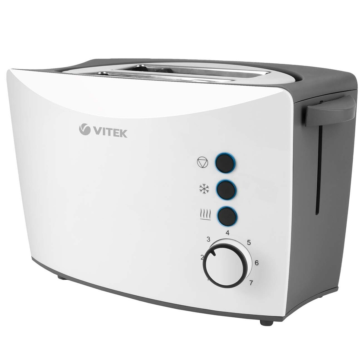 Тостер Vitek VT-7166 черный/белый