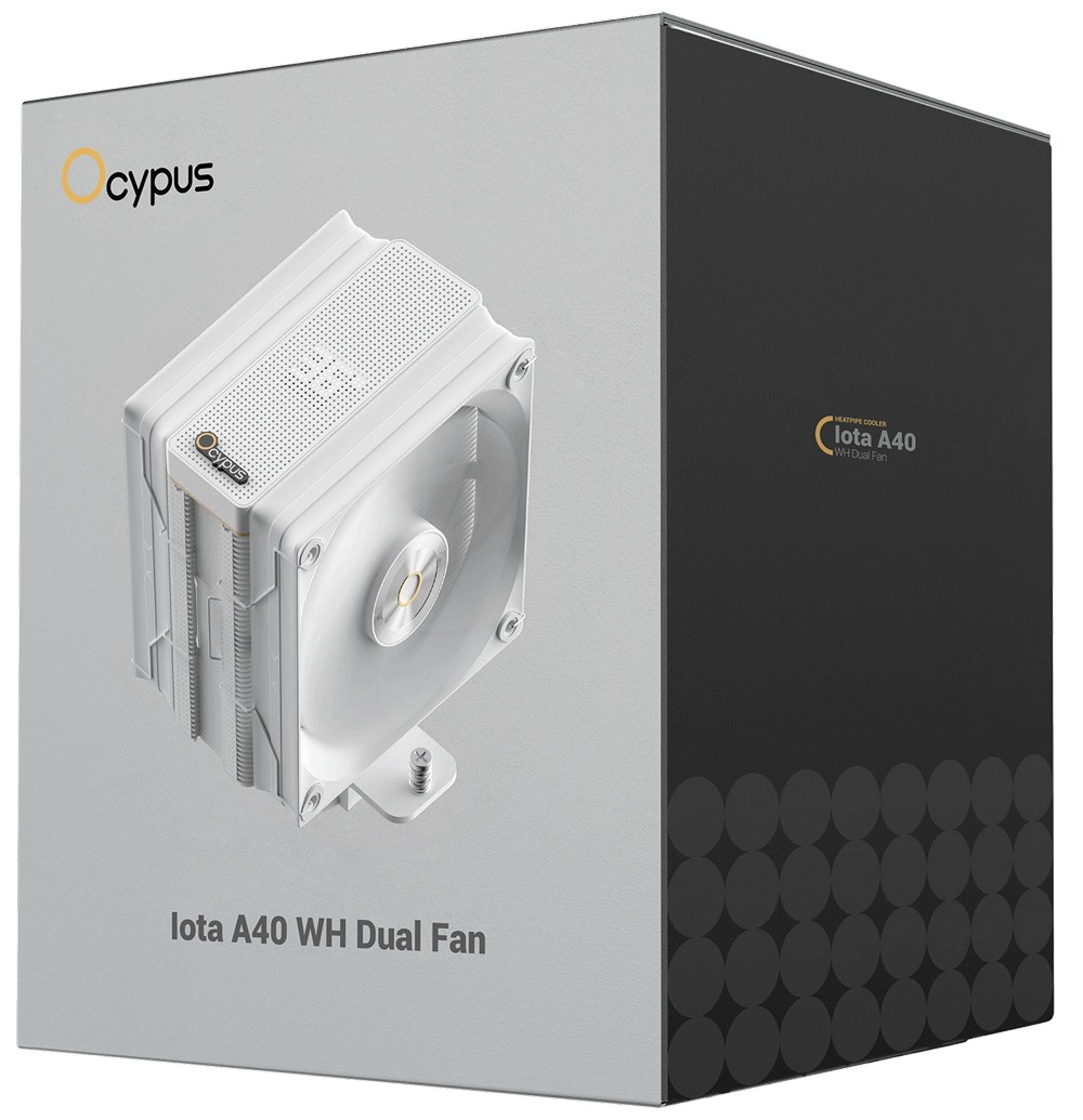 Кулер для процессора Ocypus Iota A40 WH Dual Fan White (Iota-A40-WH2NNWD00X-GL)
