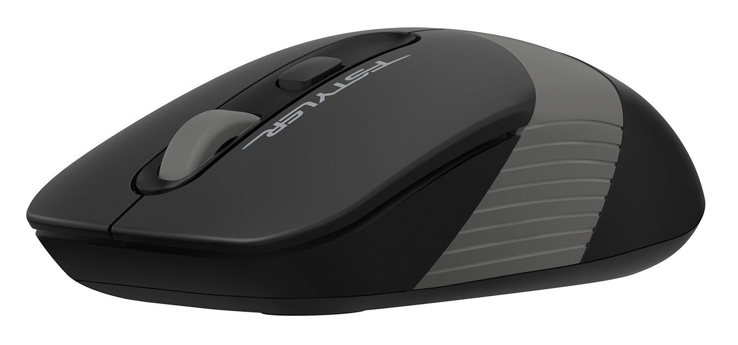 Мышь A4 Fstyler FG10S черный/серый