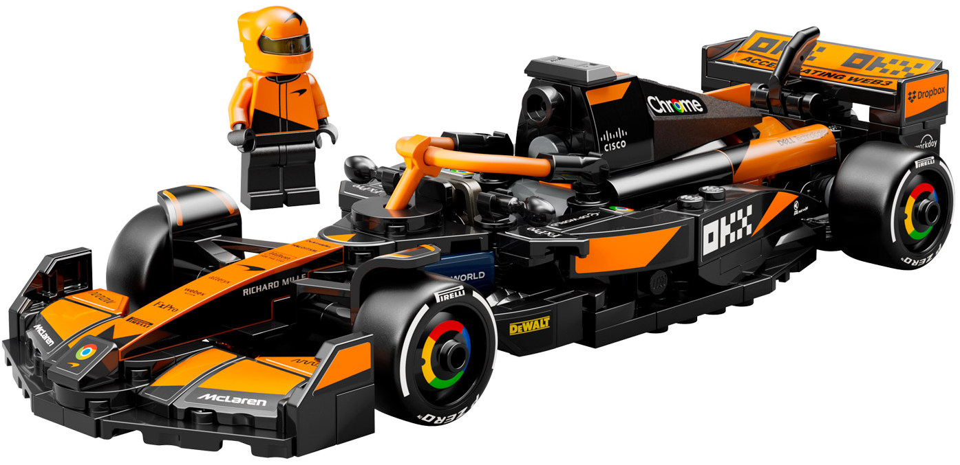 Конструктор Lego Speed Champions Гоночный автомобиль F1 McLaren Team MCL38 (77251)
