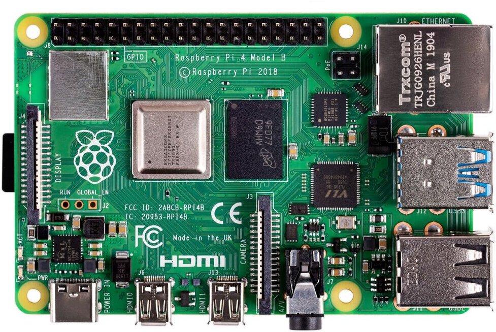 Одноплатный компьютер Raspberry Pi 4 Model B (RA502)