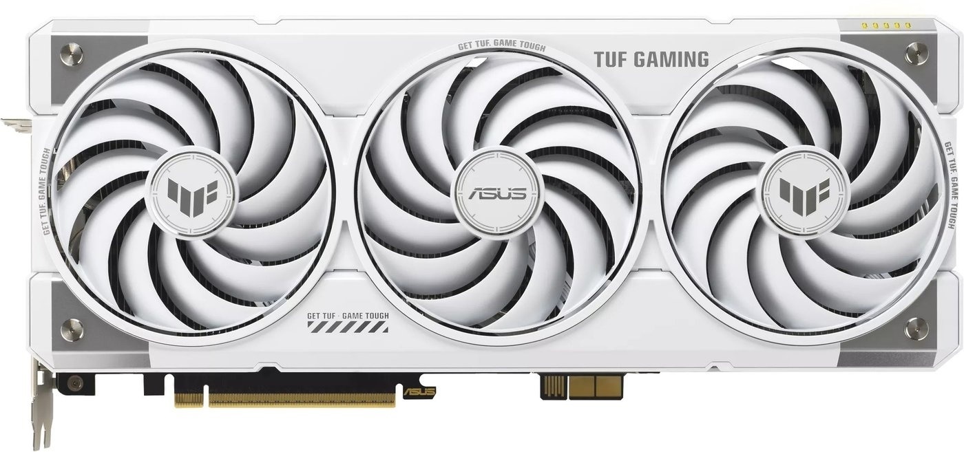 Видеокарта ASUS TUF Gaming GeForce RTX 5070 Ti 16GB GDDR7 BTF White OC TUF-RTX5070TI-O16G-BTF-WHITE (90YV0N60-M0NA00)