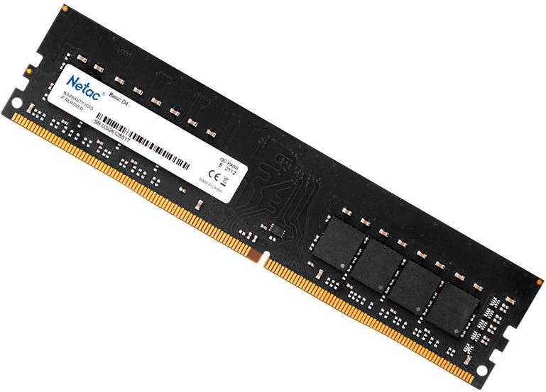 Оперативная память Netac Basic 8GB DDR4 PC4-25600 (NTBSD4P32SP-08)