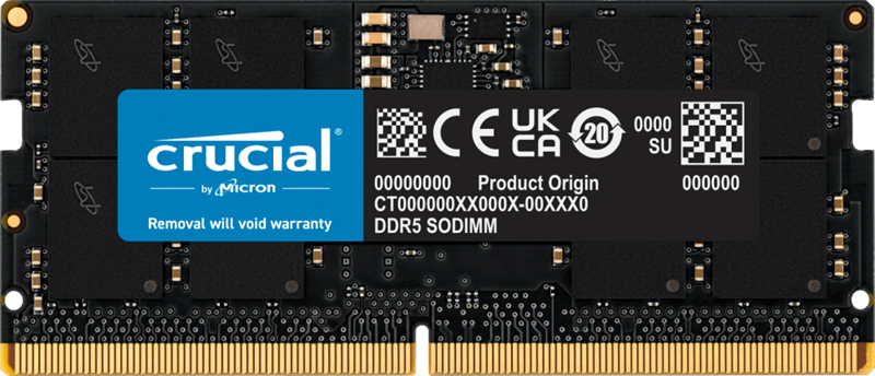 Оперативная память Crucial 16Gb DDR5 (CT16G56C46S5)