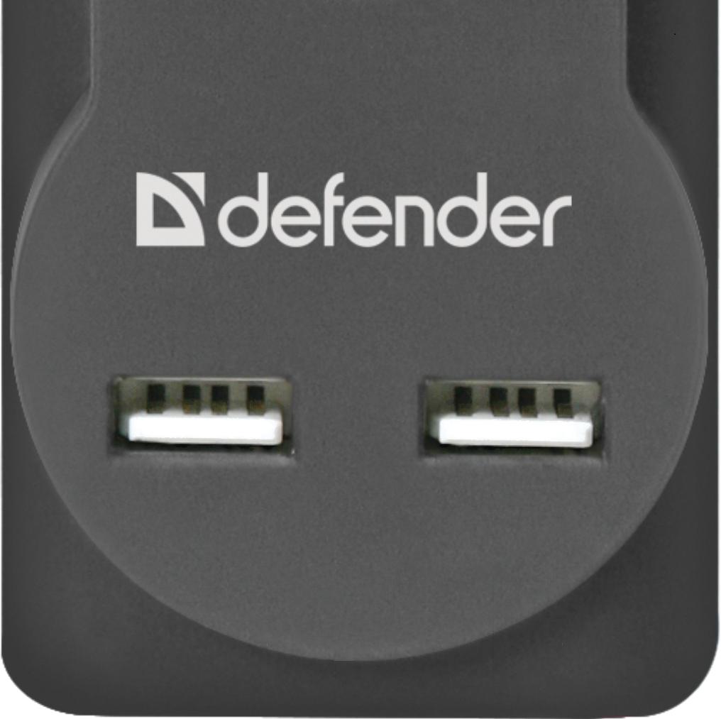 Сетевой фильтр Defender DFS 753 (99753)