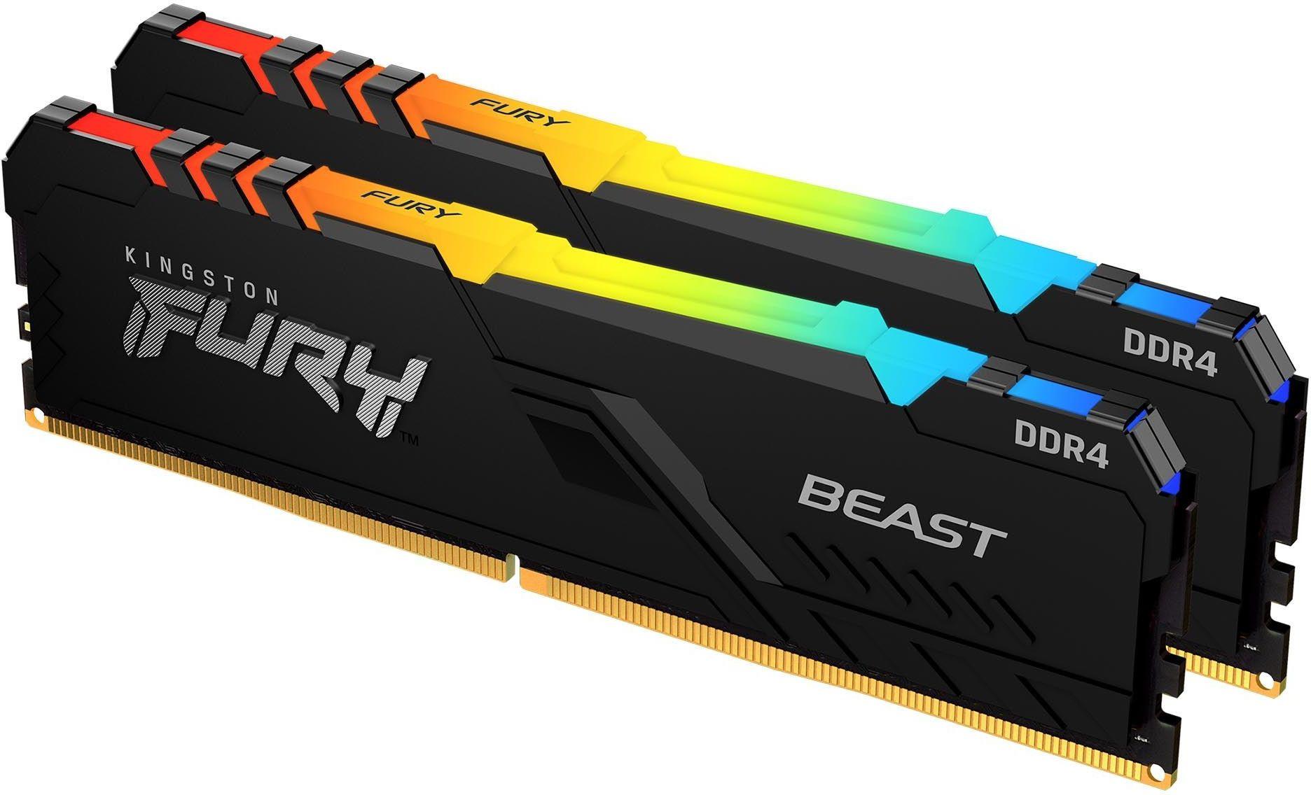 Оперативная память Kingston Fury Beast 2x32Gb DDR5 (KF556C40BBAK2-64)