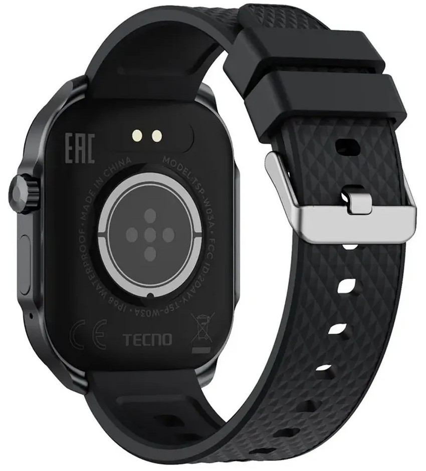 Умные часы Tecno Watch 3 Active Black (TSP-W03A)