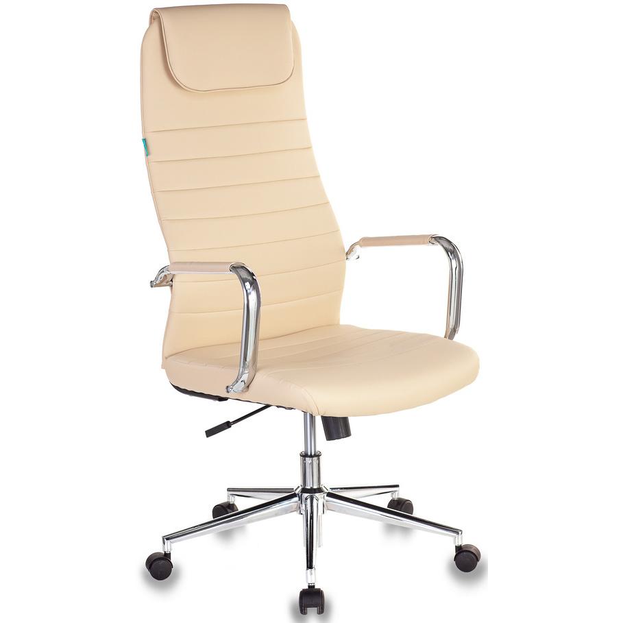 Офисное кресло Бюрократ KB-9N/ECO бежевый хром (KB-9N/ECO/OR-12)
