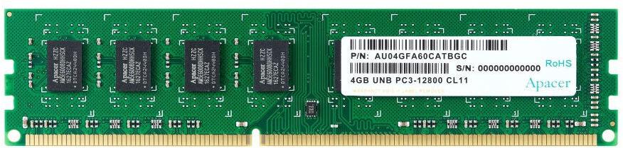 Оперативная память Apacer 4GB DDR3 1600Mhz (DS.04G2K.KAM)