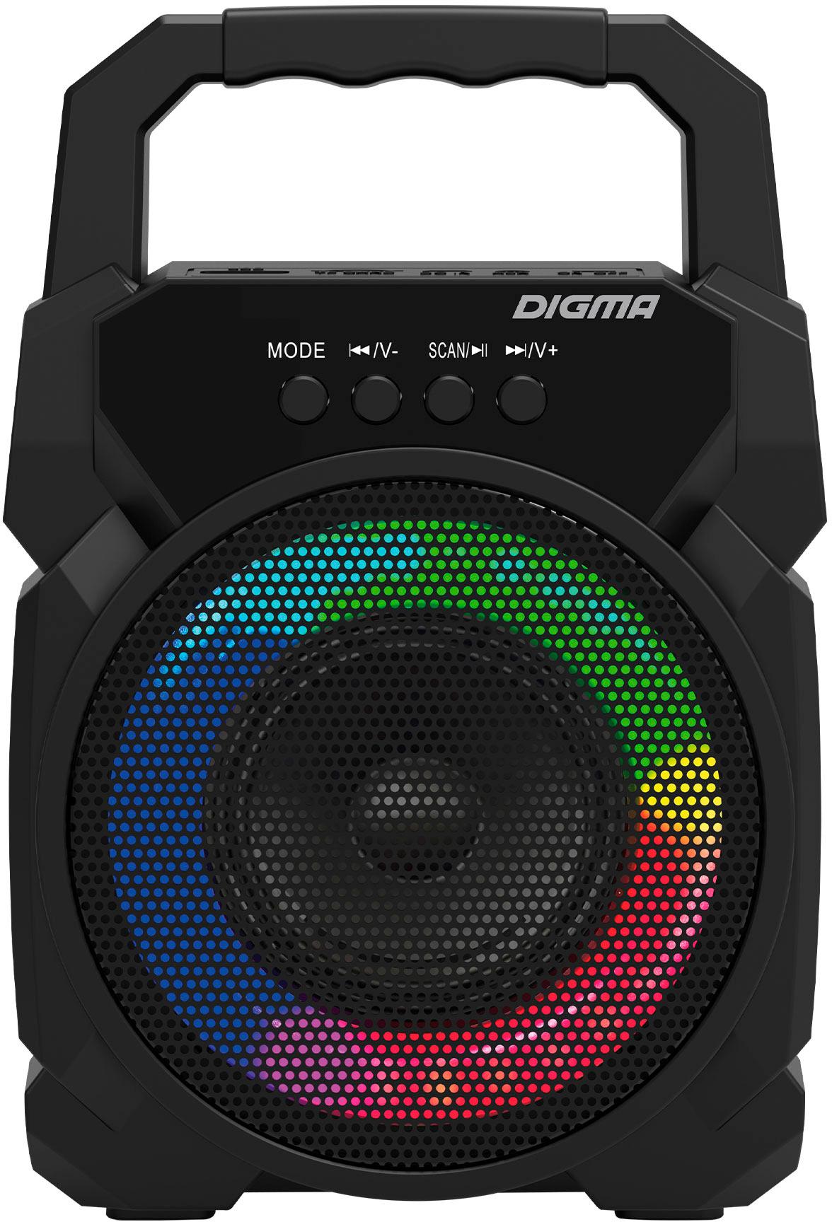 Портативная колонка Digma D-PS1500 черный