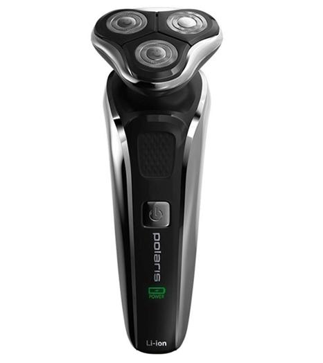 Электробритва Polaris PMR 0307RC черный/хром