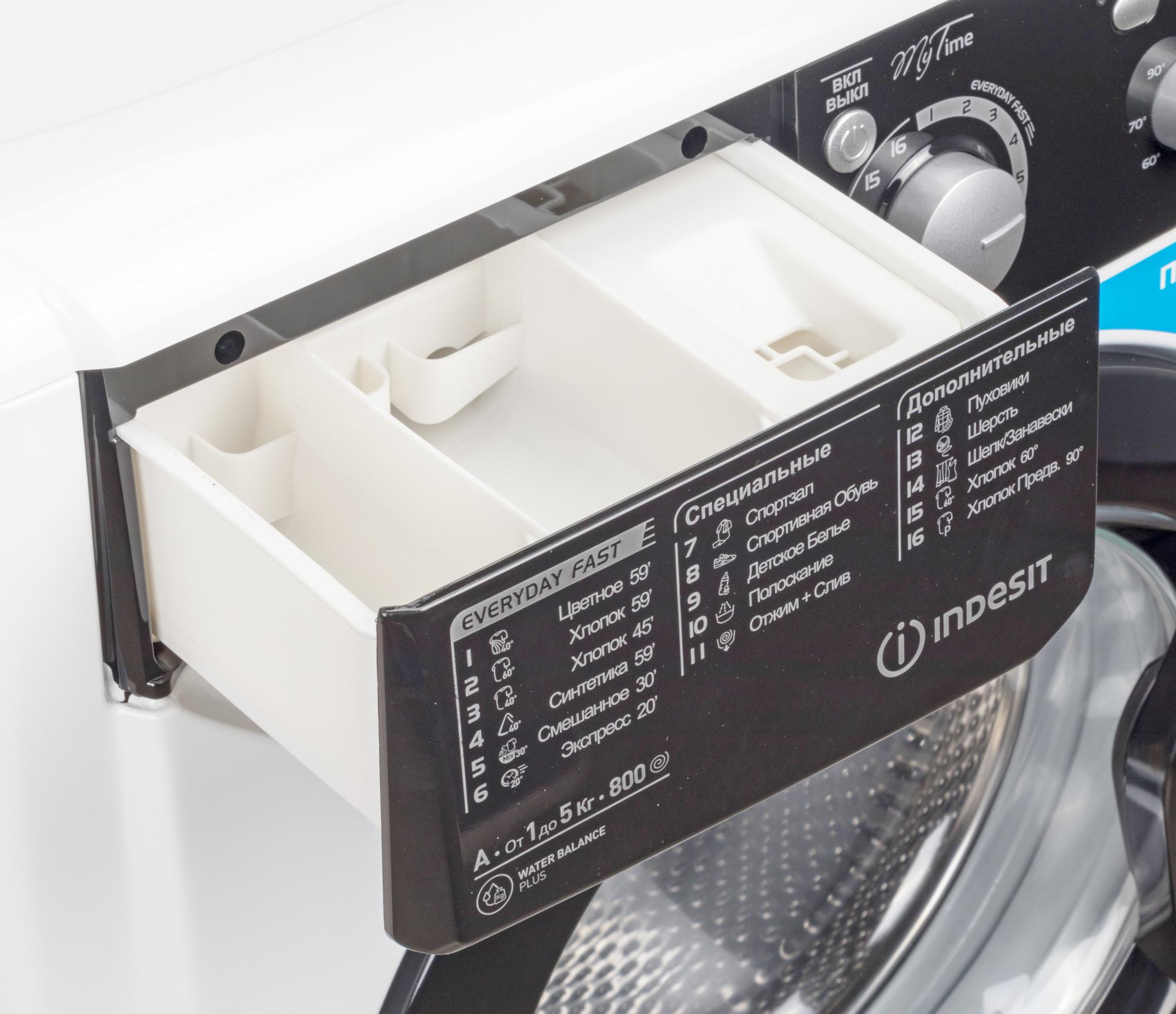 Стиральная машина Indesit EWSB 5085 BK CIS белый (869991570520)