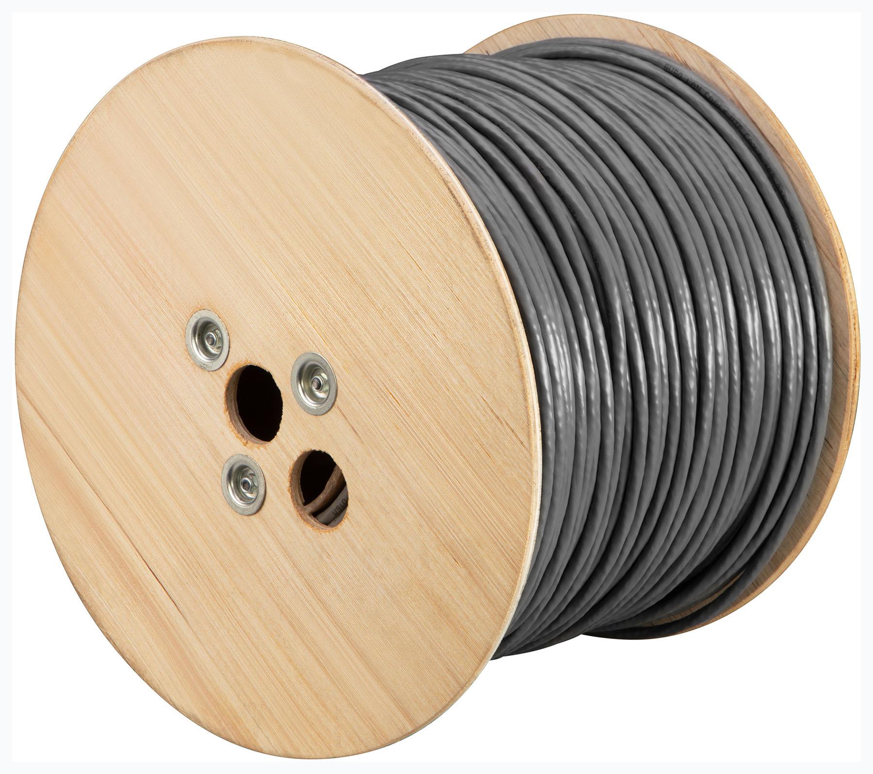 Кабель сетевой Buro UTP4 cat6 305м серый (BU-COP-052)