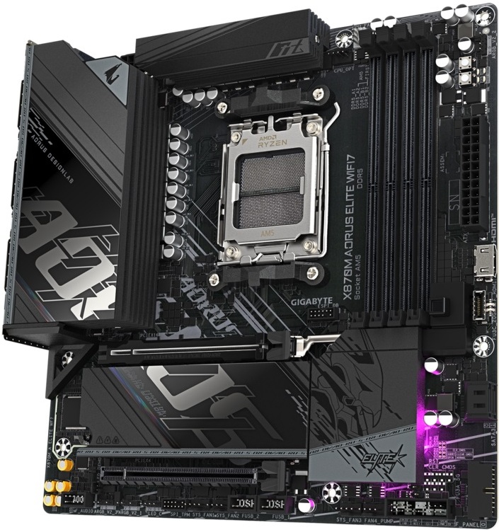 Материнская плата Gigabyte X870M Aorus Elite WF7