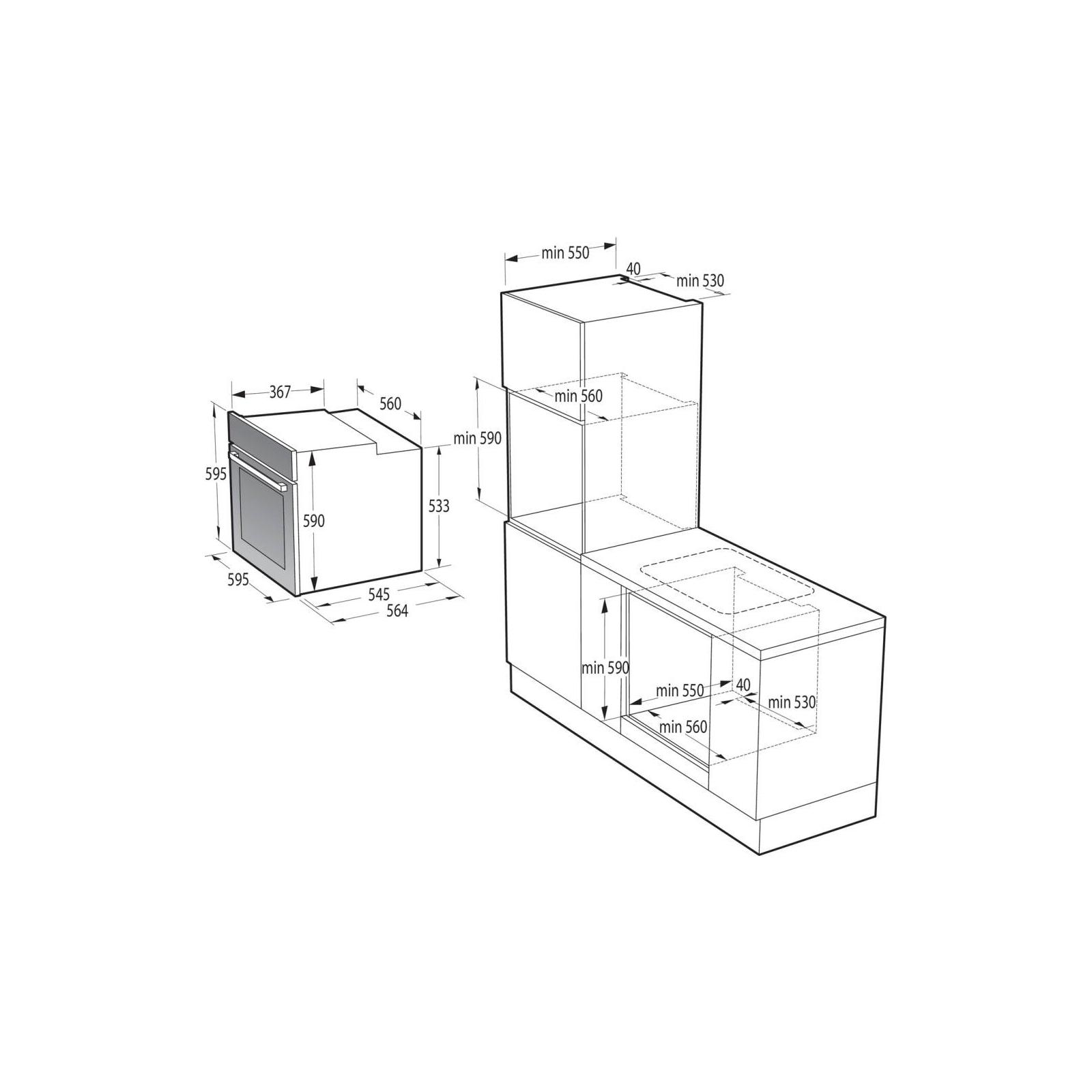 Духовой шкаф Gorenje BOSX6737E09BG черный