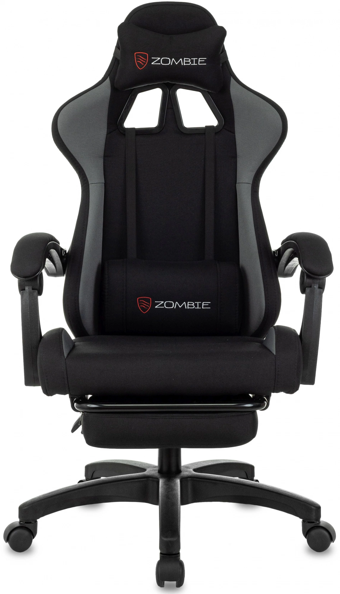 Геймерское кресло Zombie Shadow черный/серый (SHADOW G)