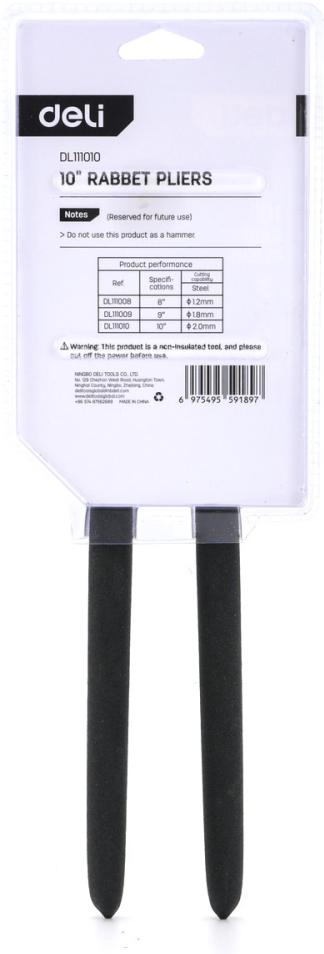 Клещи Deli DL111010