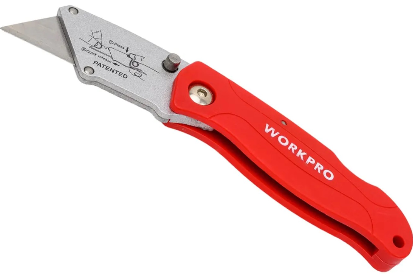 Нож строительный WorkPro WP211002