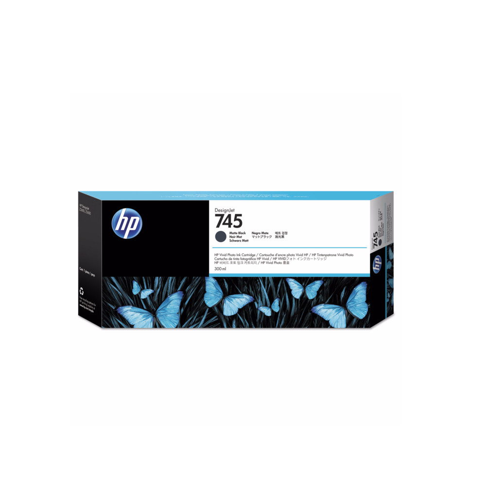 Картридж HP 745 черный матовый (F9K05A)