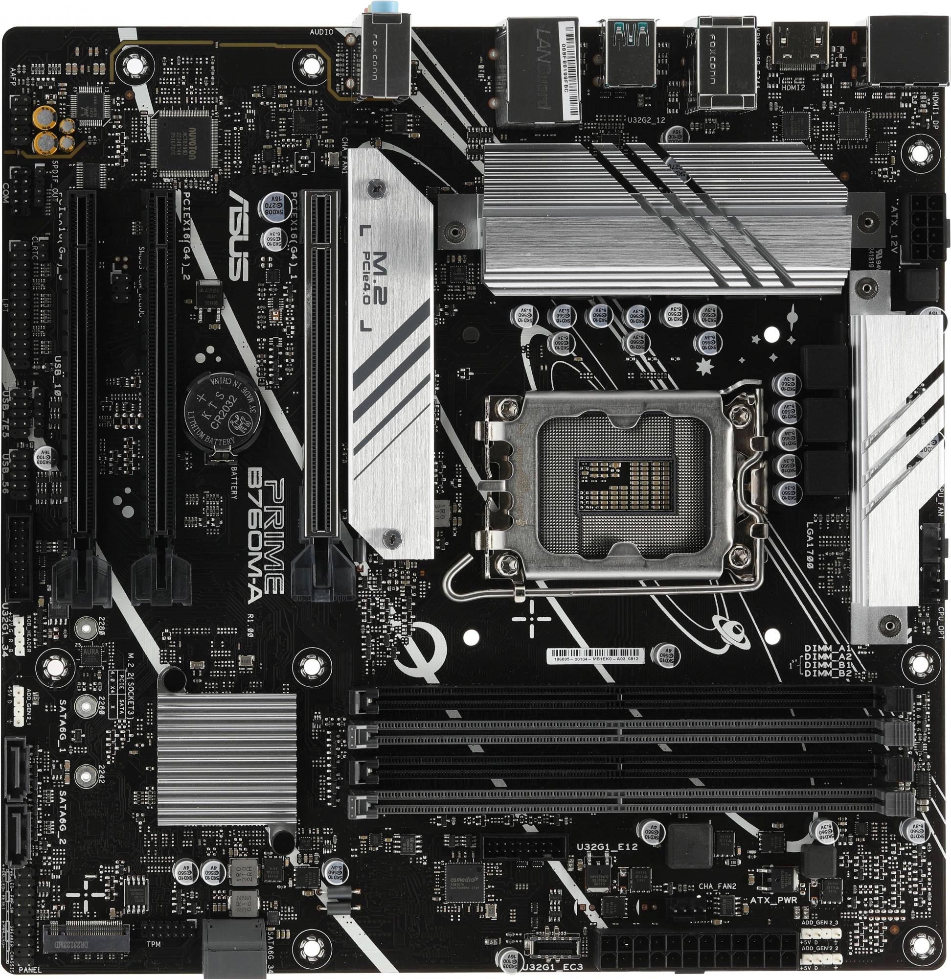 Материнская плата ASUS Prime B760M-A-CSM DDR5