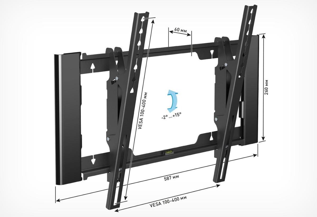 Кронштейн Holder T4925-B черный