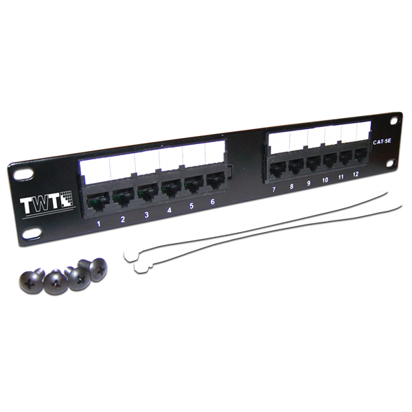 Патч-панель TWT TWT-PP12UTP-10 