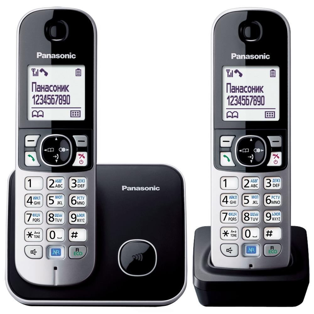 Радиотелефон DECT Panasonic KX-TG6812RU черный