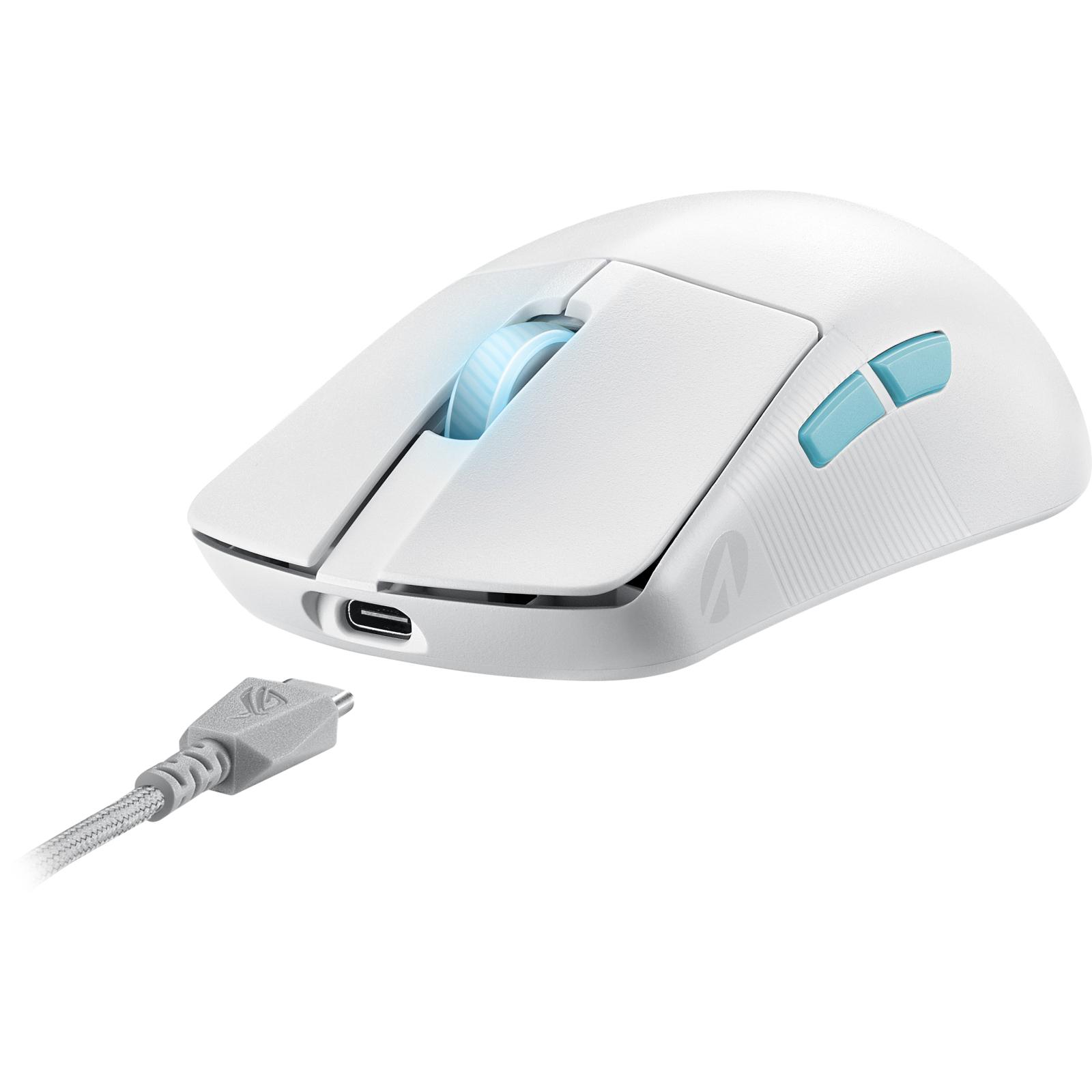 Мышь Asus P713 Rog Harpe Ace Aim Lab Edition White (90MP02W0-BMUA10)