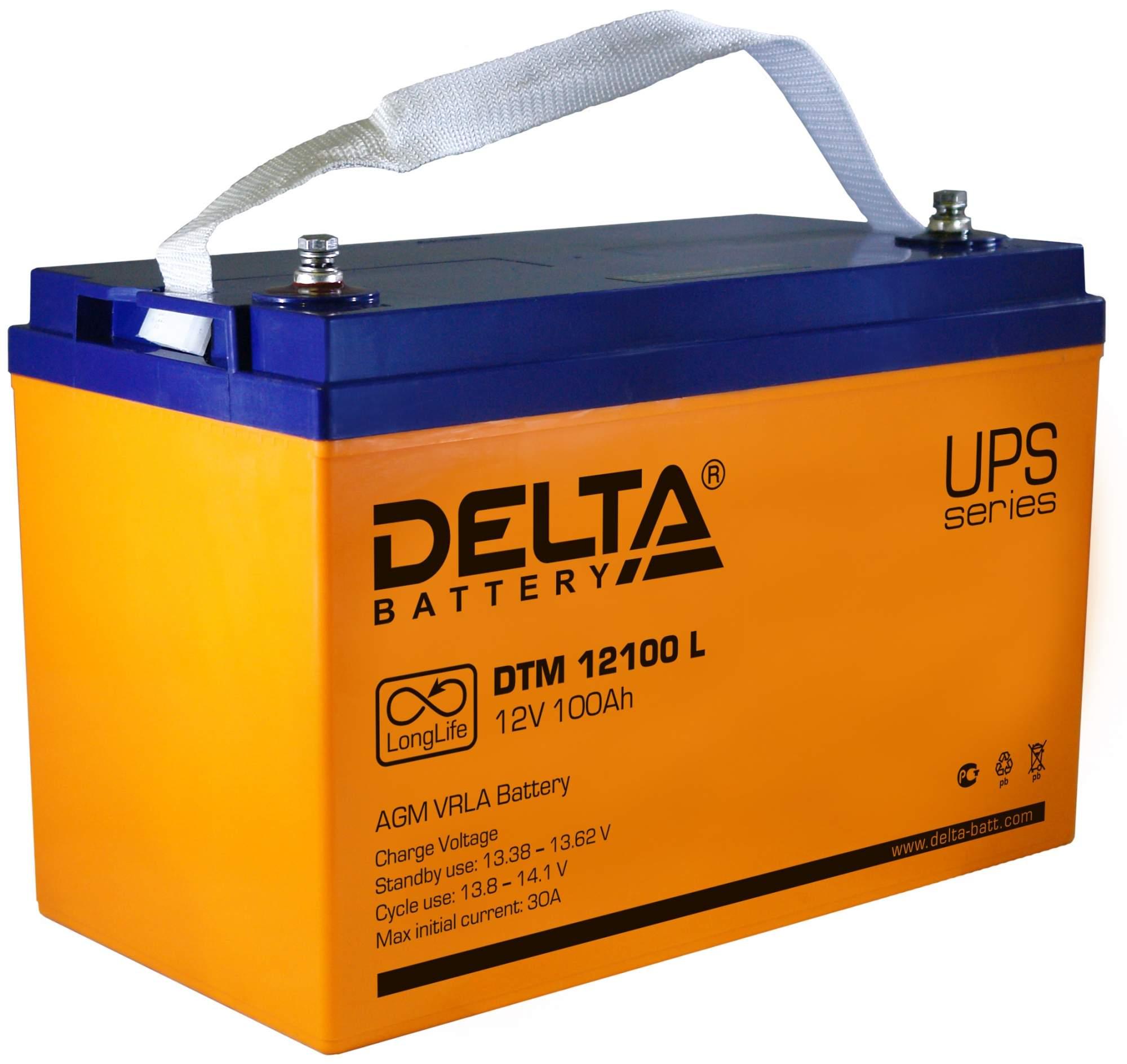 Аккумулятор для ИБП Delta DTM 12100 L