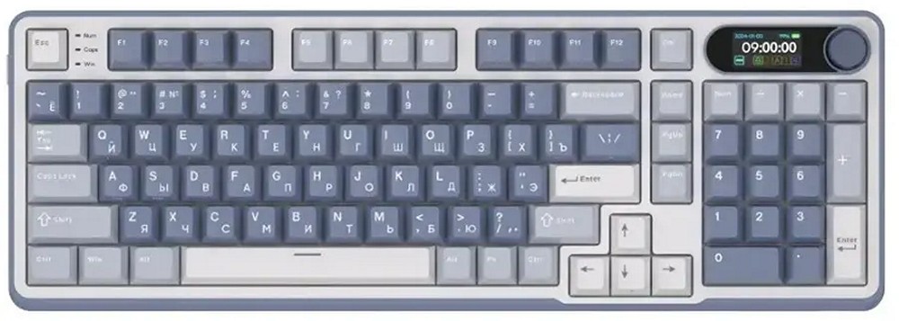 Клавиатура Royal Kludge RK-S98 Cream switch/Ocean Blue