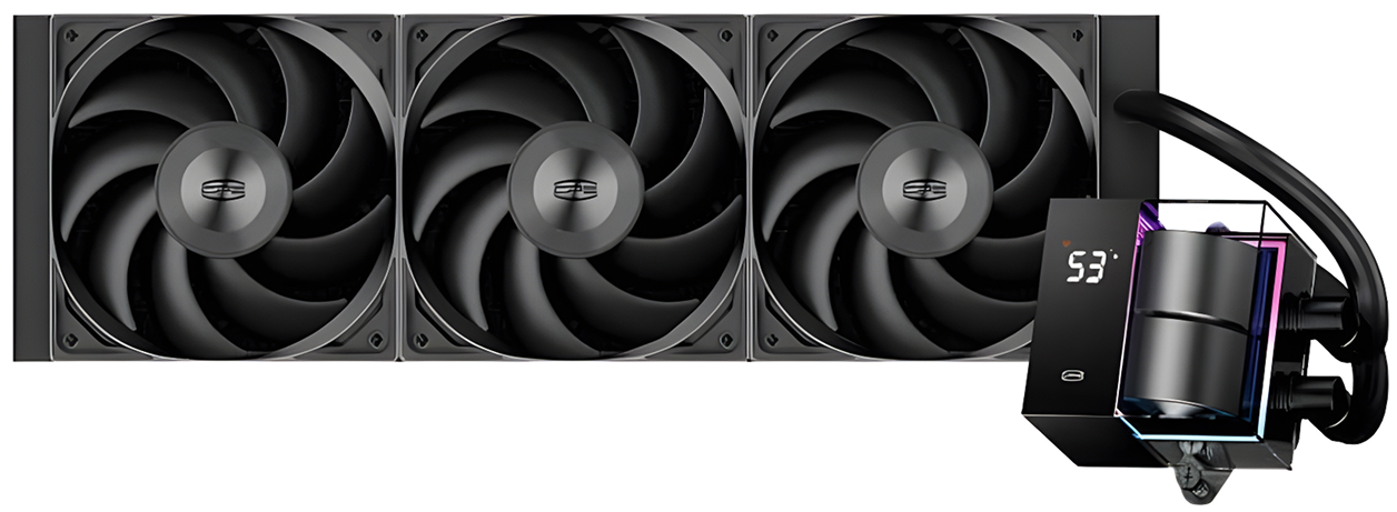 Система жидкостного охлаждения для процессора PCCooler DS360 BK черный (DS360-BKNWXX-GL)