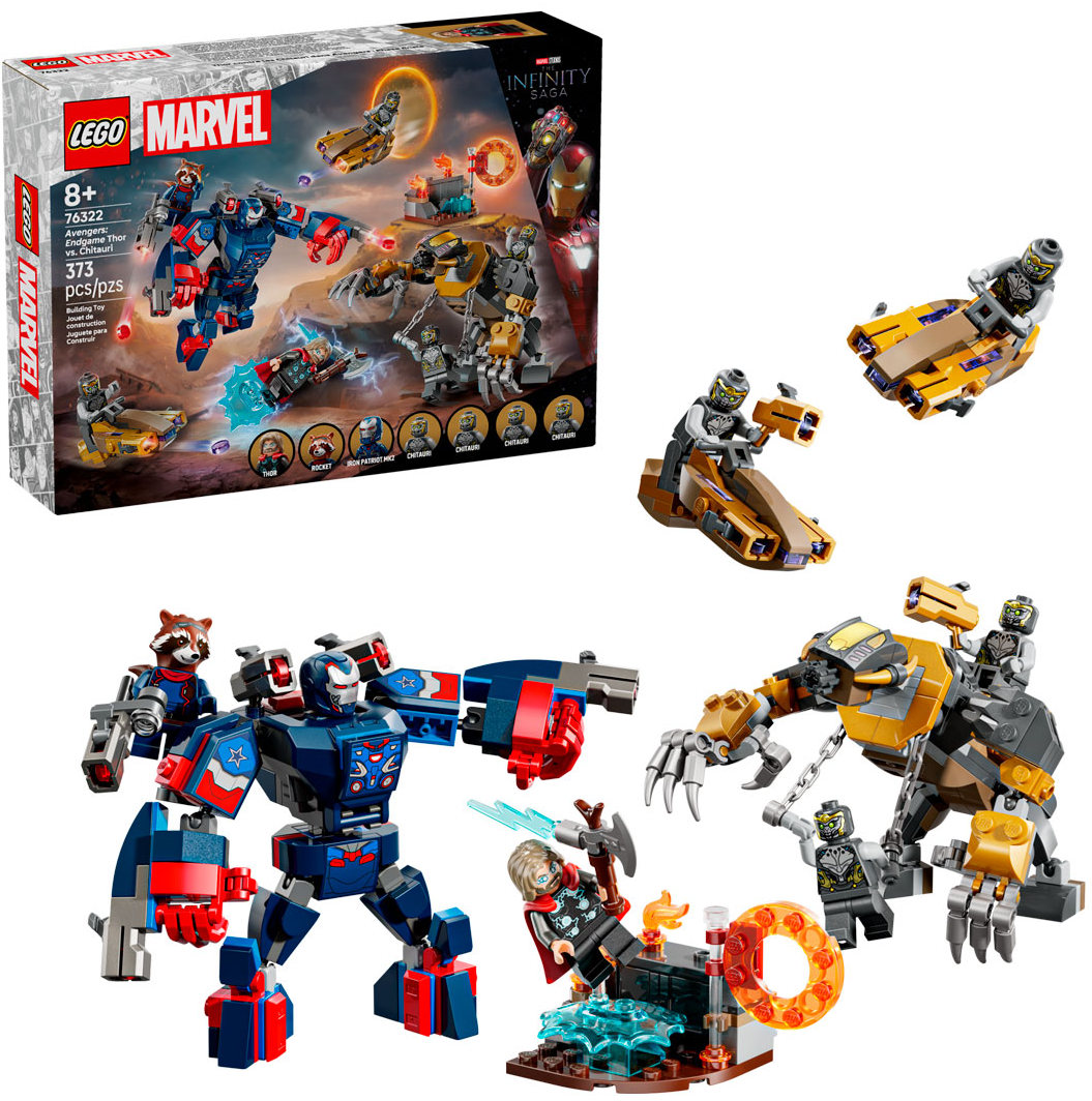 Конструктор Lego Marvel Мстители: Финал Тор против Читаури (76322)