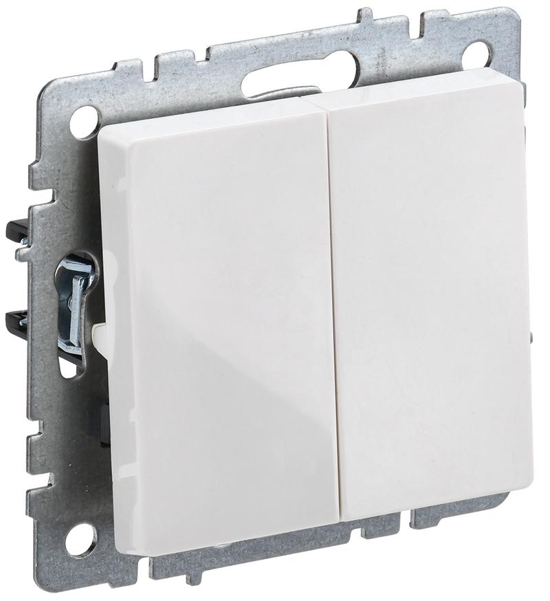 Выключатель IEK Brite ВС10-2-0-БрБ белый (BR-V20-0-10-K01)