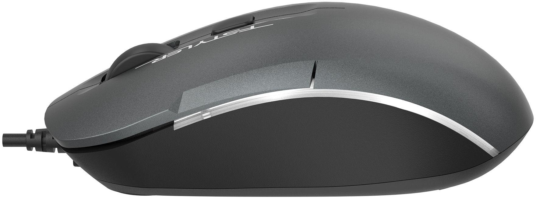 Мышь A4Tech Fstyler FM26 серый/черный/Smoky Grey