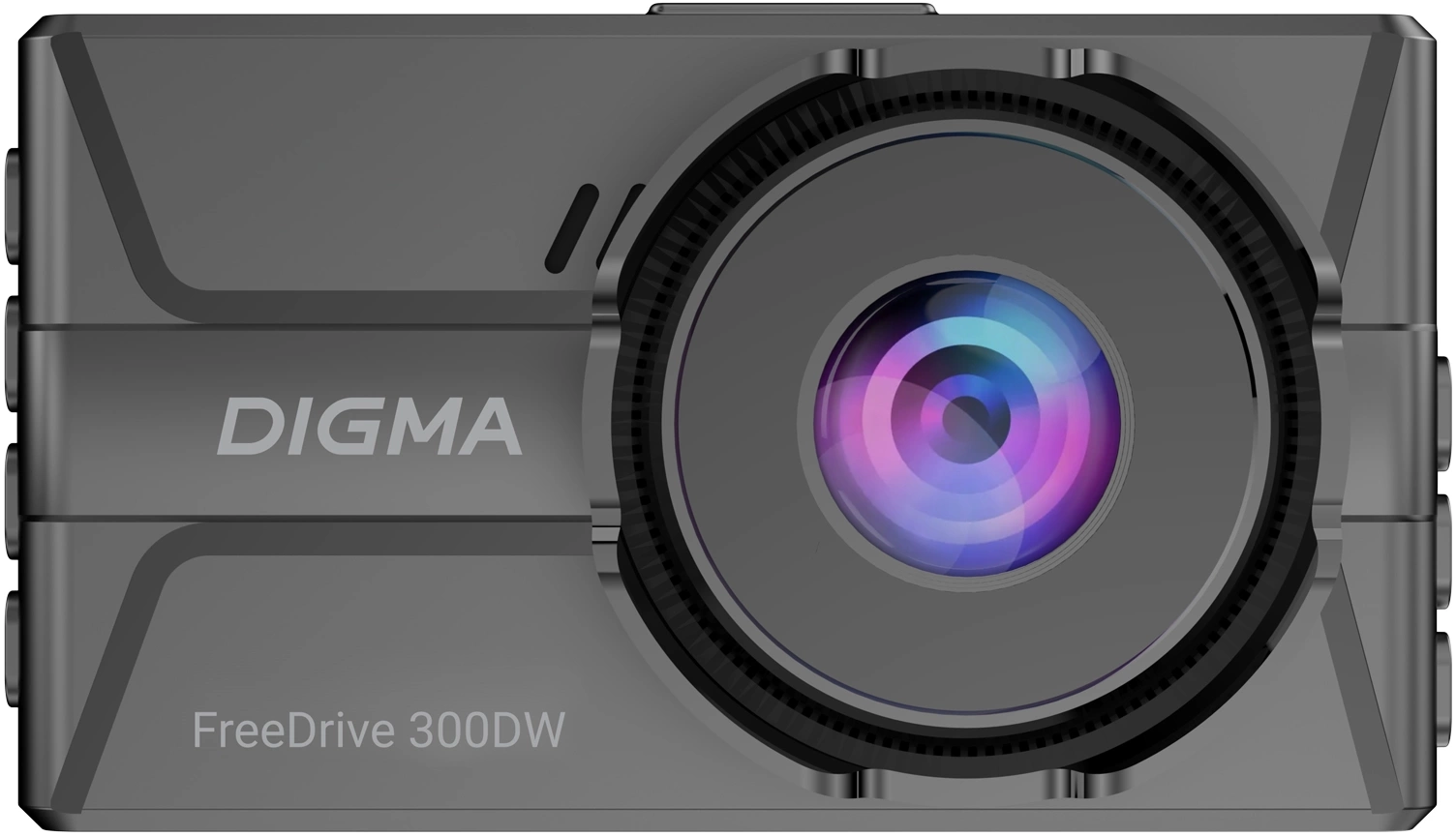 Автомобильный видеорегистратор Digma FreeDrive 300DW черный (FD300DW)