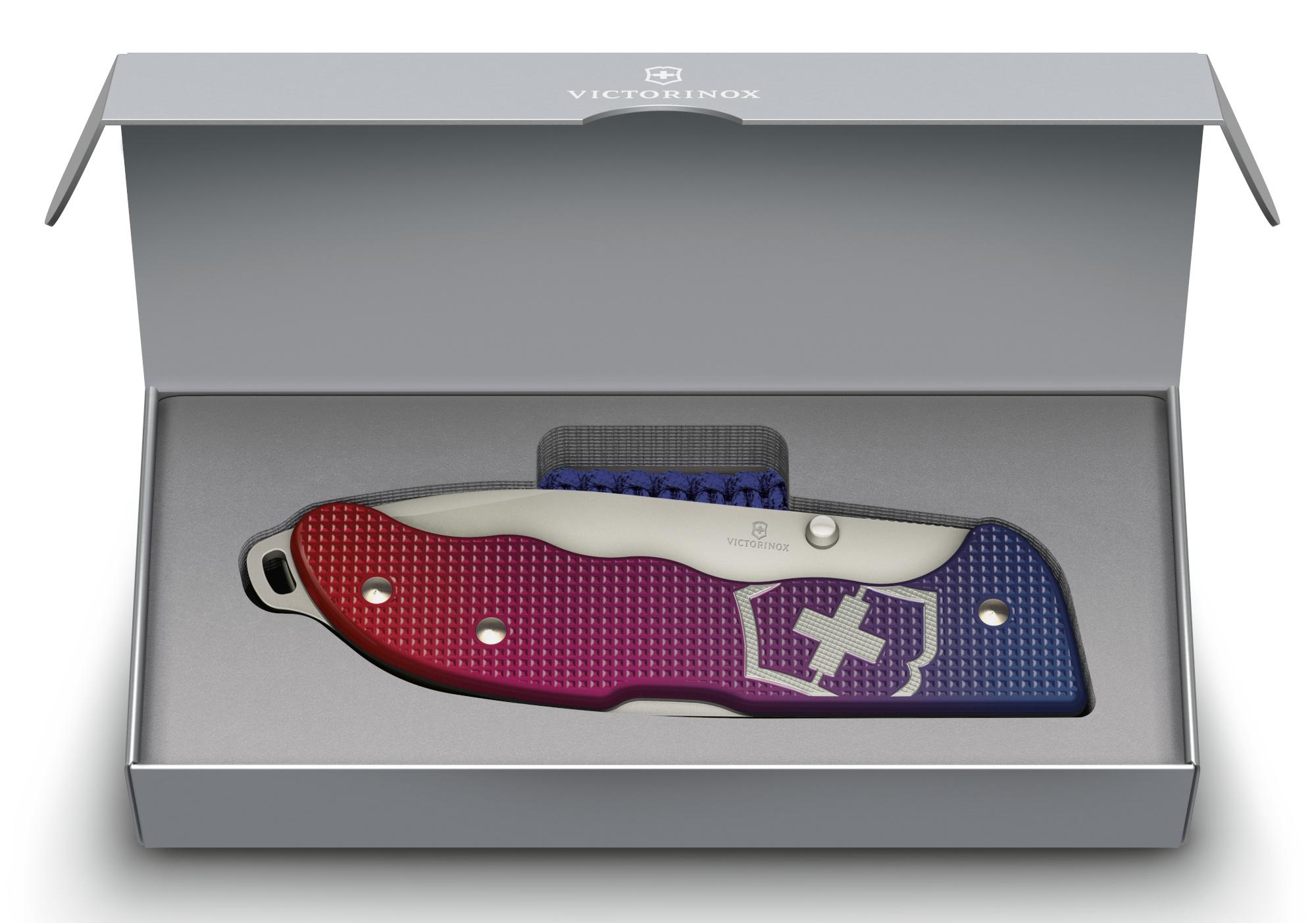 Туристический нож Victorinox Evoke Alox синий/красный (0.9415.D221)