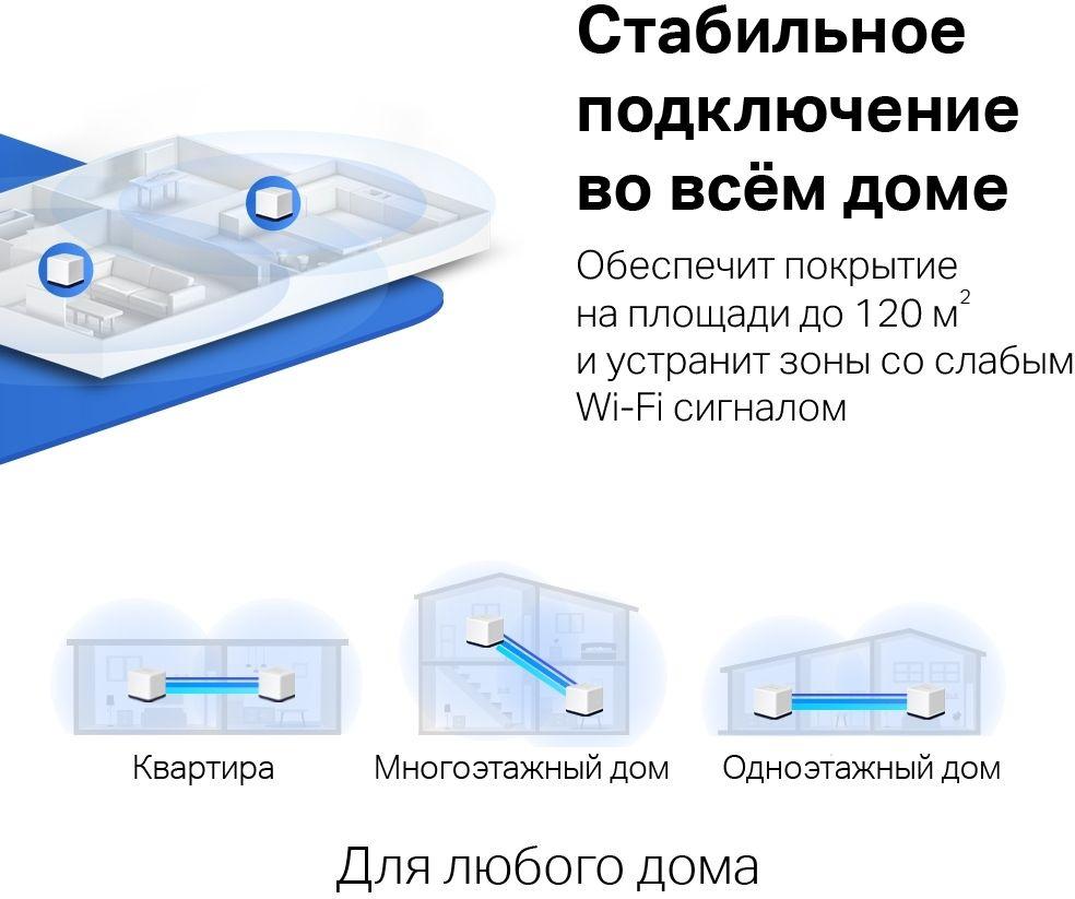 Mesh-система Mercusys HALO H50G 2-pack