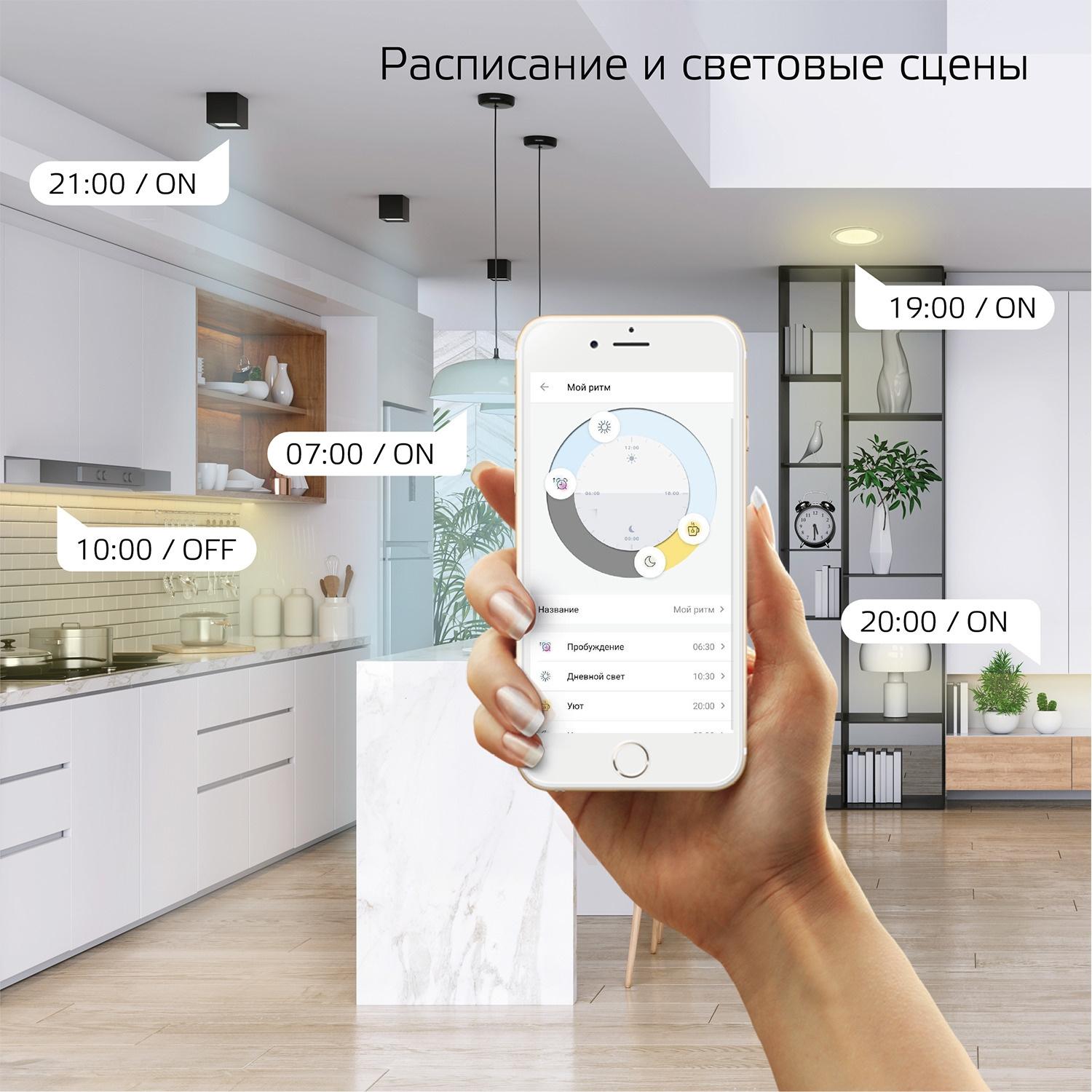 Умная лампа Gauss Smart Home C35 E14 (1230112)