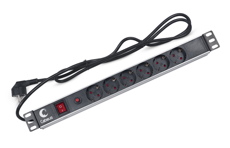 Блок розеток Cabeus PDU-6P-F-2EU