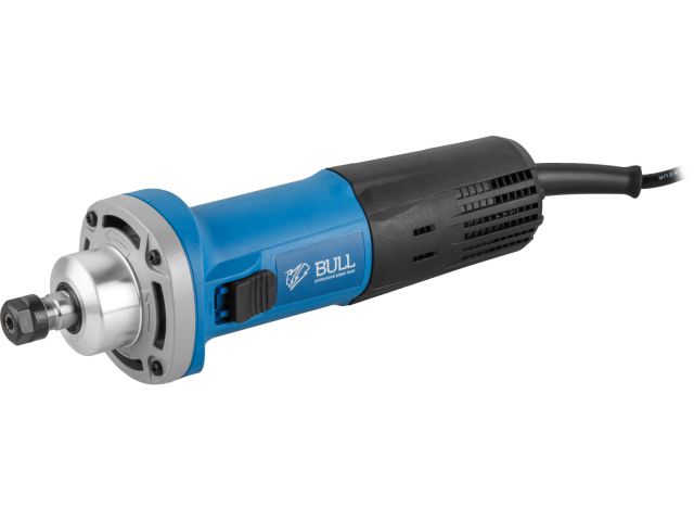 Прямая шлифмашина BULL EDG 5028 в кор. 500 Вт, 29500 об/мин, цанги 6 и 8 мм (Подшипники NSK, автоотстрел щеток, защита от перегрузки)