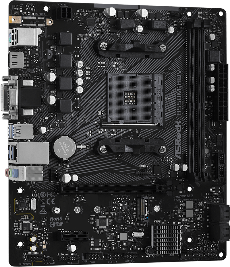 Материнская плата ASRock B550M-HDV DDR4