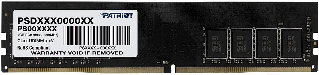 Оперативная память Patriot DDR4 8GB Signature RTL (PSD48G32002)