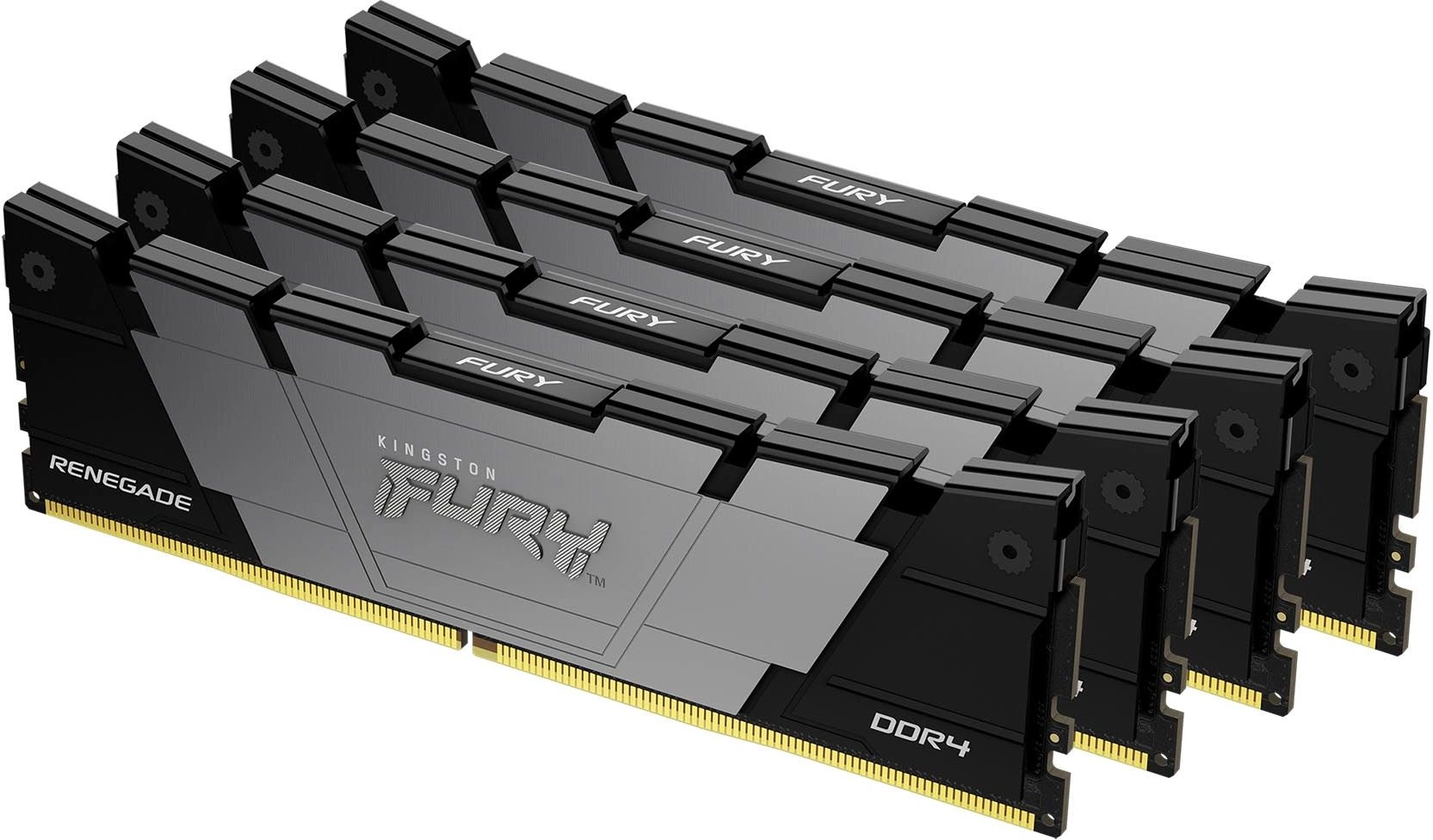 Оперативная память Kingston Fury Renegade Black RTL Gaming DDR4 4x8GB (KF432C16RB2K4/32)