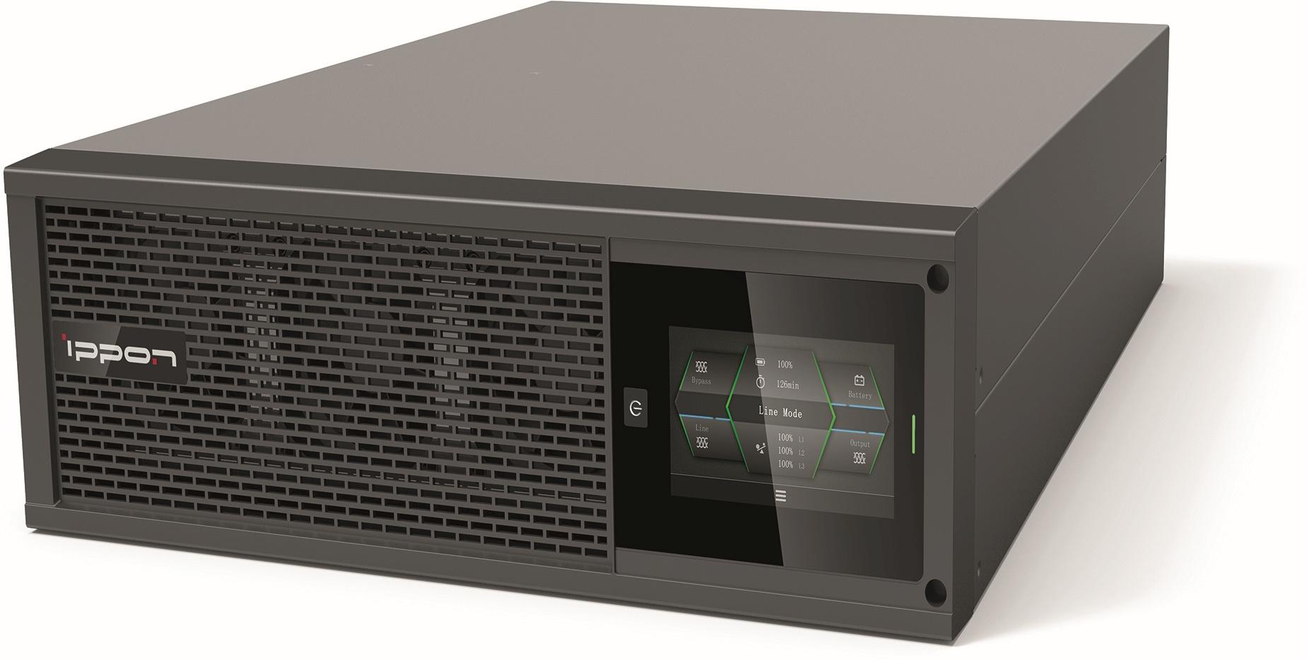 Источник бесперебойного питания Ippon Innova Unity RT 3-3 10K 10000Вт 10000ВА черный (1445970)
