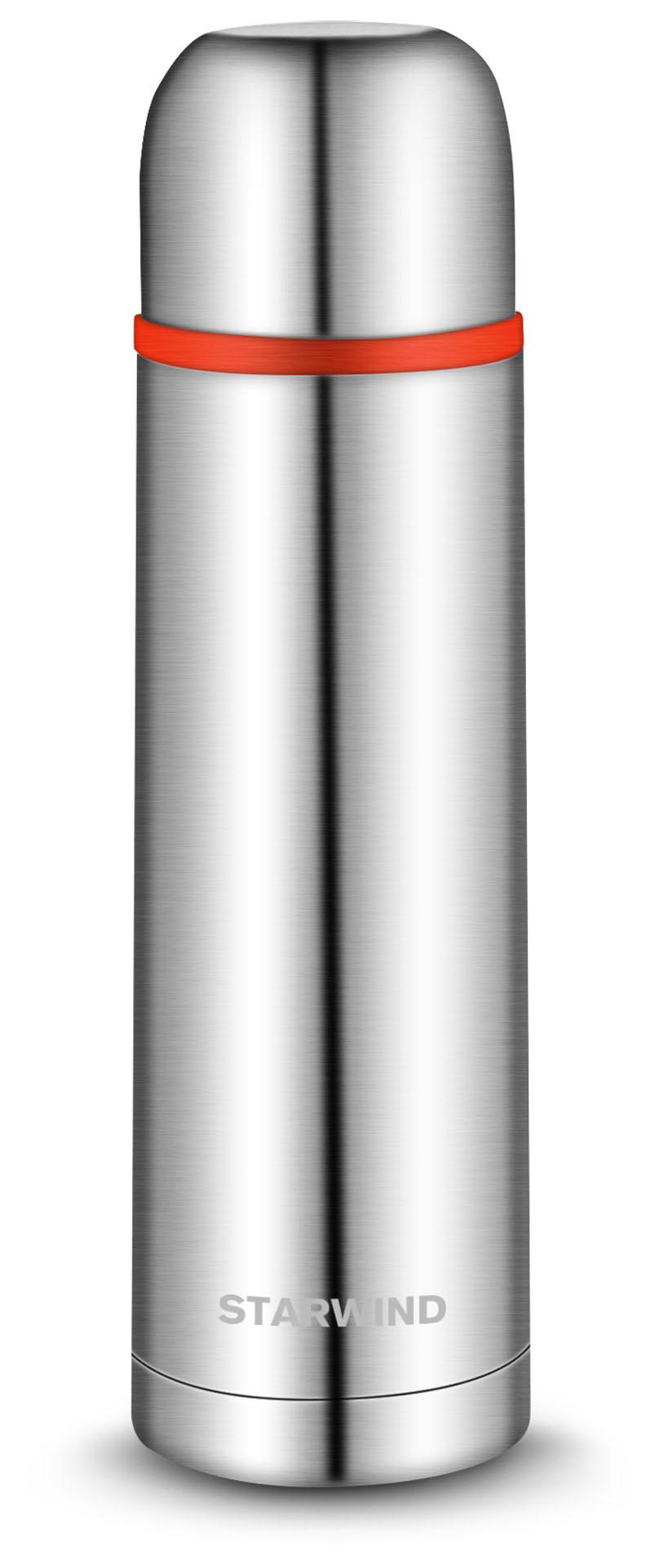 Термос Starwind 10-500 серебристый/красный