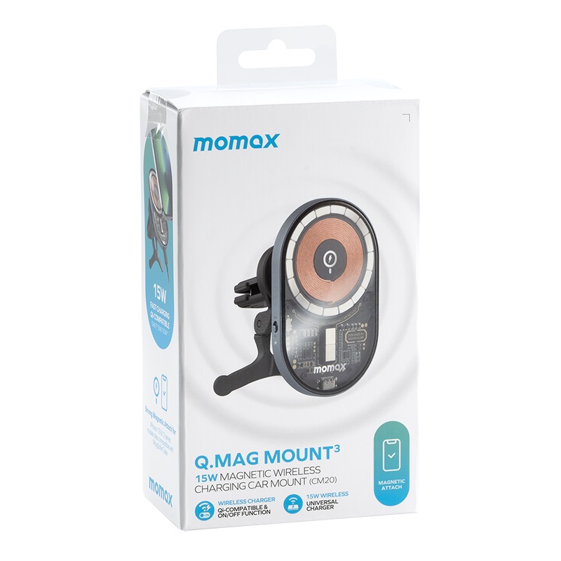 Держатель для смартфона Momax Q.Mag Mount 3 Grey (CM20E)