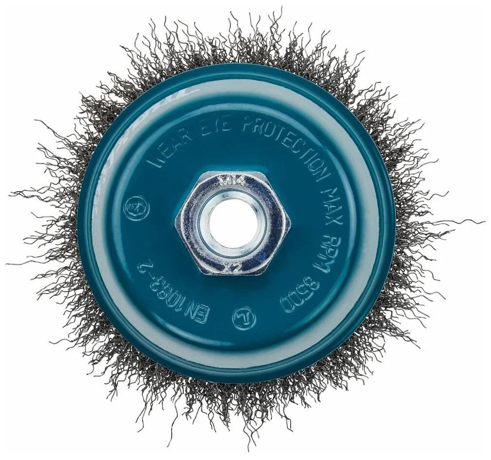 Щетка Makita D 100 мм / M14 проволочная чашечная (D-29284)