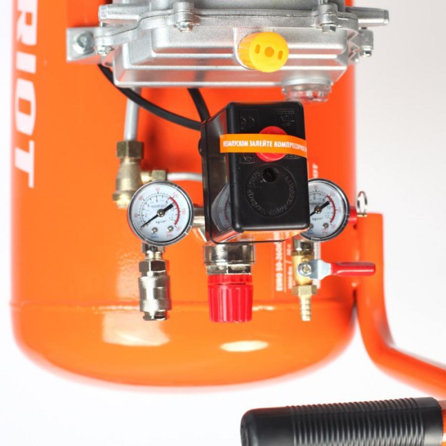 Компрессор Patriot EURO 50-260K оранжевый (525306316)